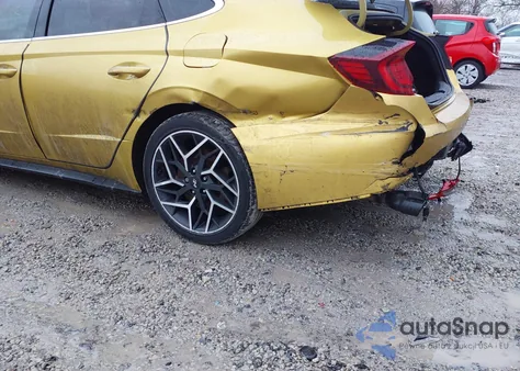 2021 Hyundai Sonata N Line из США, поврежденный, VIN 5NPEK4JC0MH112242